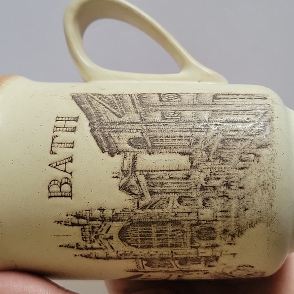 BATH ABBEY Coffee Tea Mug Fosters Pottery Made UK Historic Stoneware - Picture 6 of 12